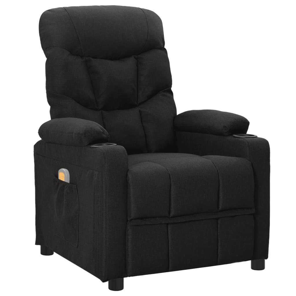 Massagestol stof sort