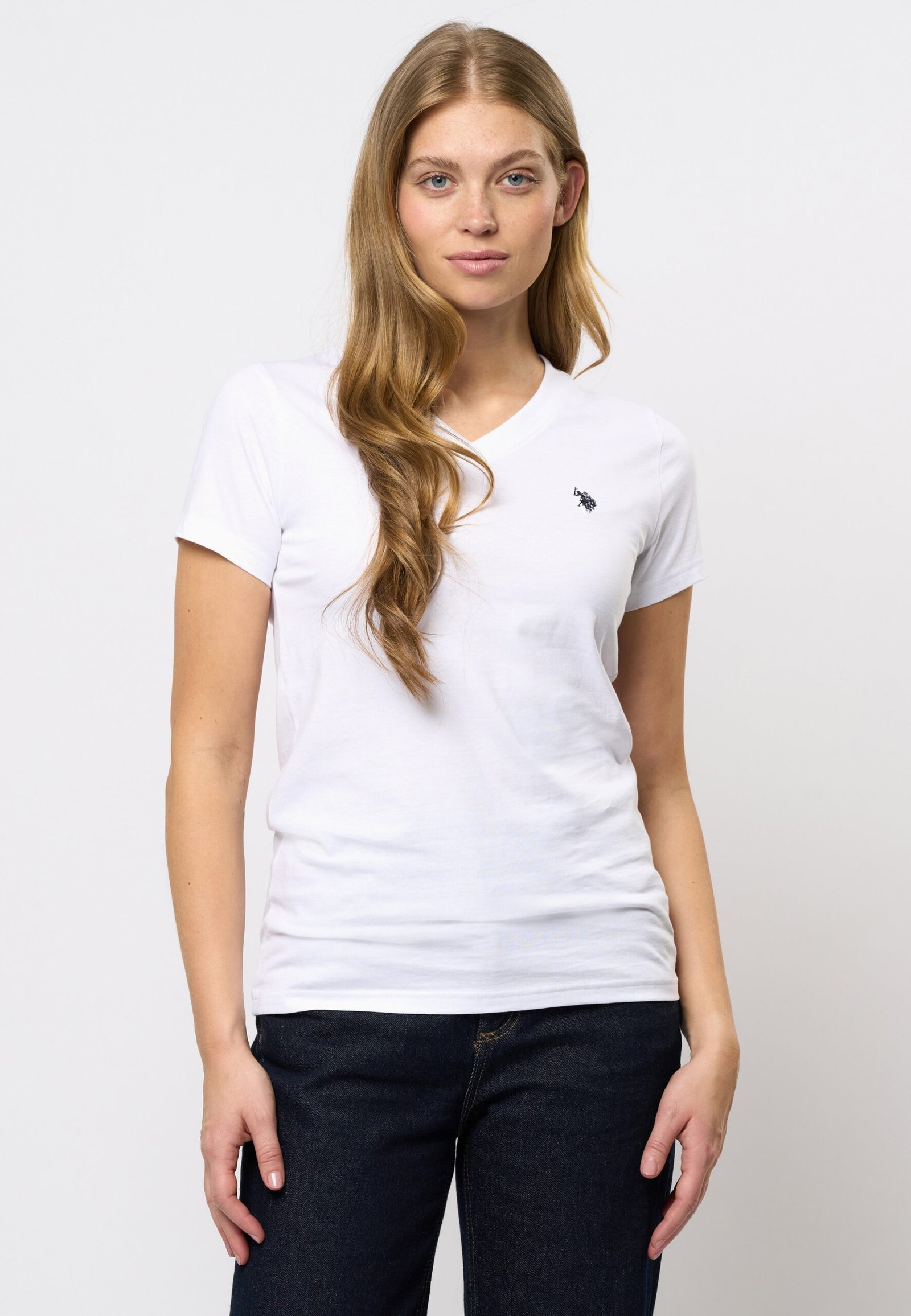Assia V-neck T-shirt - U.S. Polo Assn - Kvinder - XS