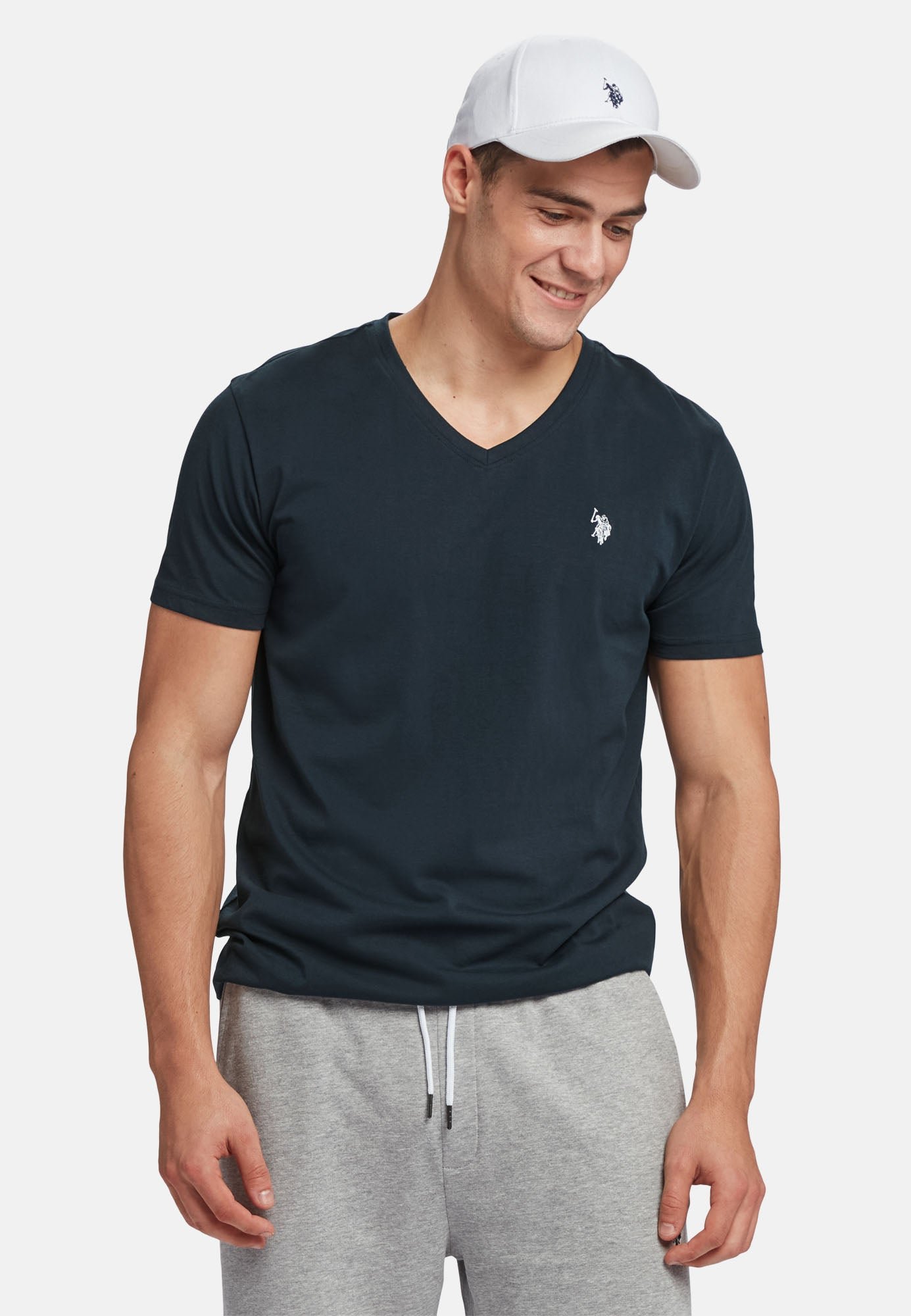 Cem V-neck T-shirt - U.S. Polo Assn - Herre - XL
